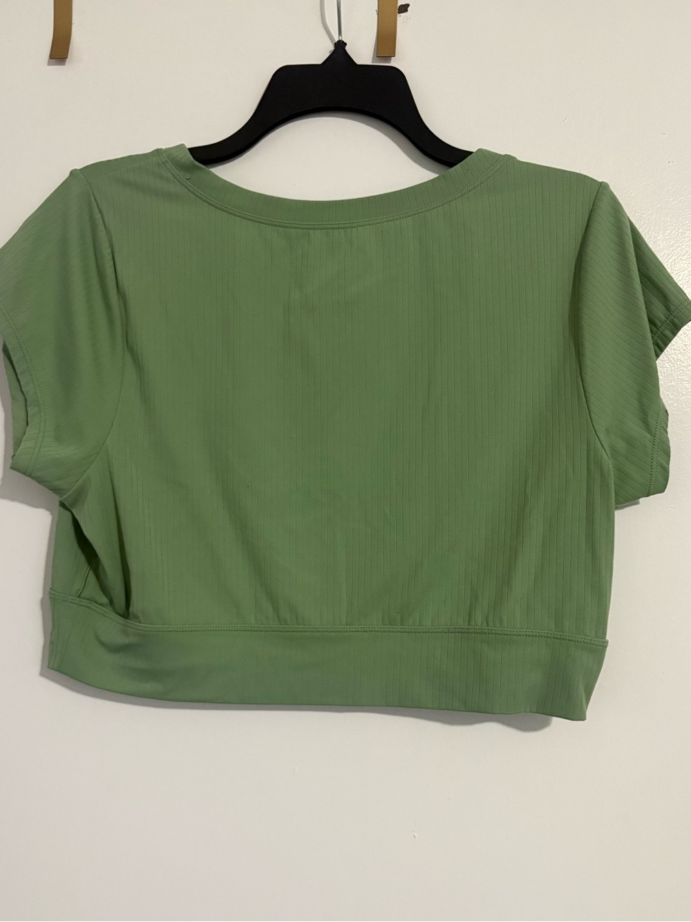 Aerie green button down atheltic top - Picture 3 of 3